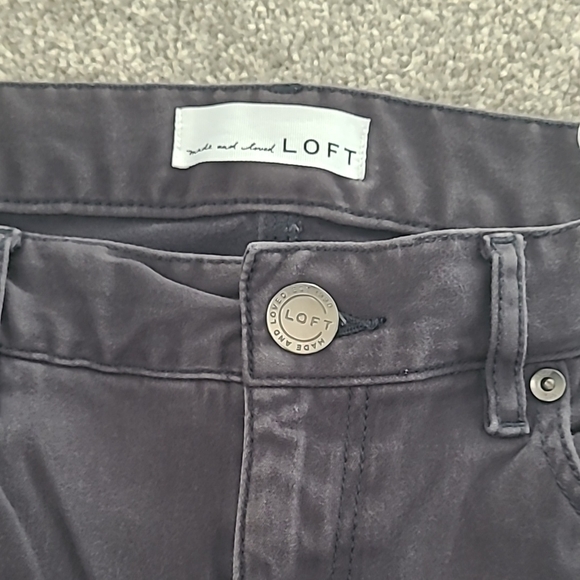 Loft Dark Gray Skinny Jeans - Picture 4 of 5